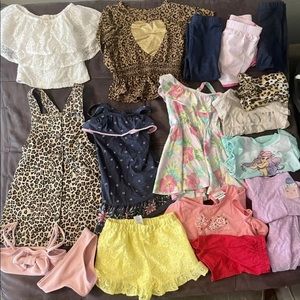 Summer lot bundle of toddler girls size 2t 24 months Nike Carters Gap etc